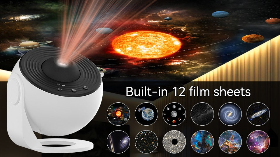 Galaxy Projector - 360° Starry Night Light. Perfect Gift for Any Occasion