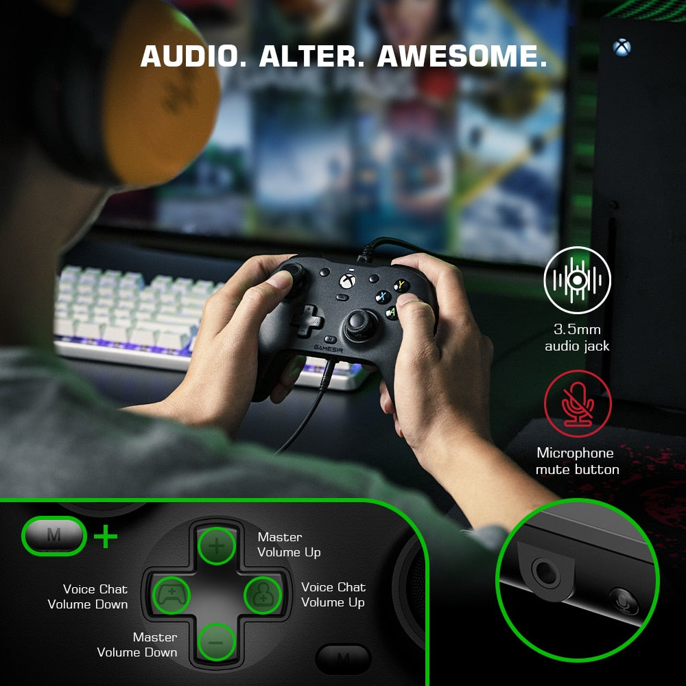 Wired Xbox Gamepad - Joystick Controller