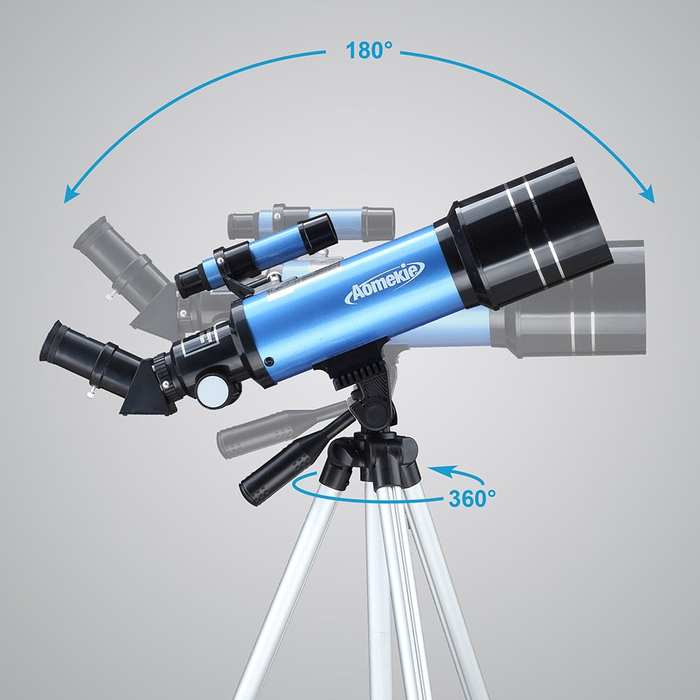 High-Power Telescope - Zoom Monocular with Tripod