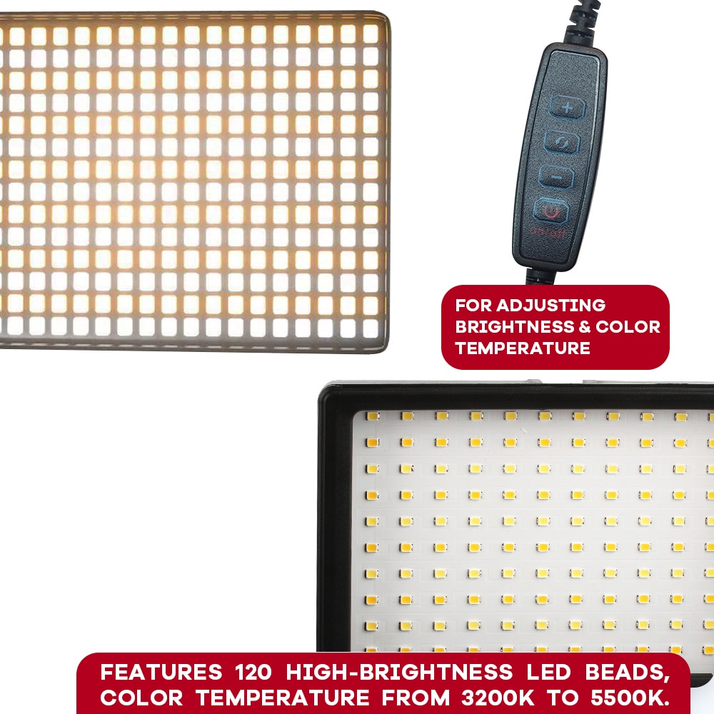 LED Fill Light Filters Dimmable Ambient Lamp for Desktop Live