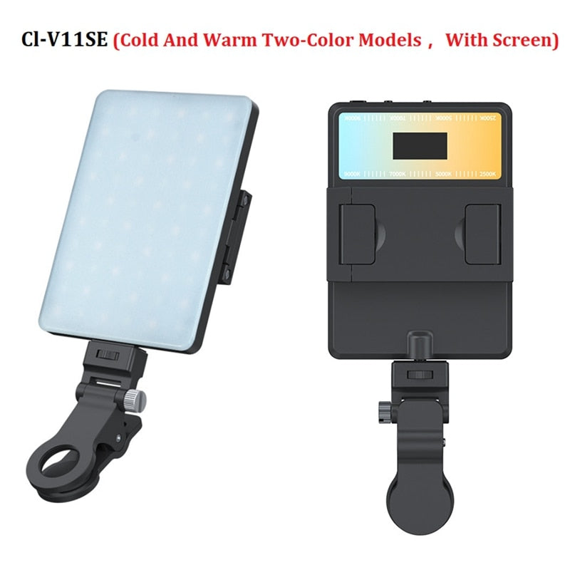 LED Fill Light for Phone - Video Lights for Laptop & Smartphone. Perfect for Conferences