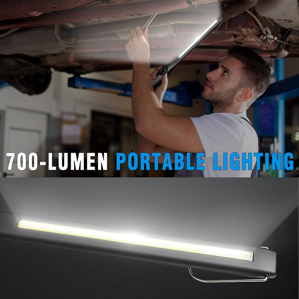 COB LED Flashlight - Portable Work Light for Camping & Repair