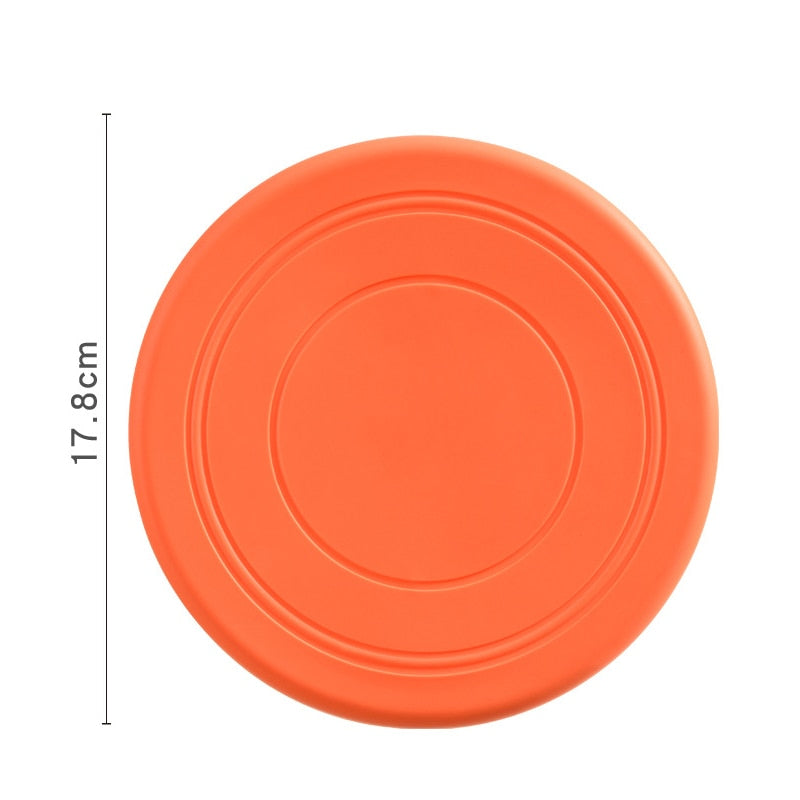Interactive Dog Frisbee Toy - Non-Slip Silicone for Training and Fun