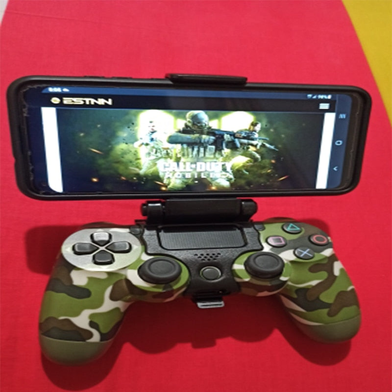 Mobile Phone Universal Mount Bracket Gamepad Mount Stand Adjustable Controller Smartphone Clip Stand Holder for PS4