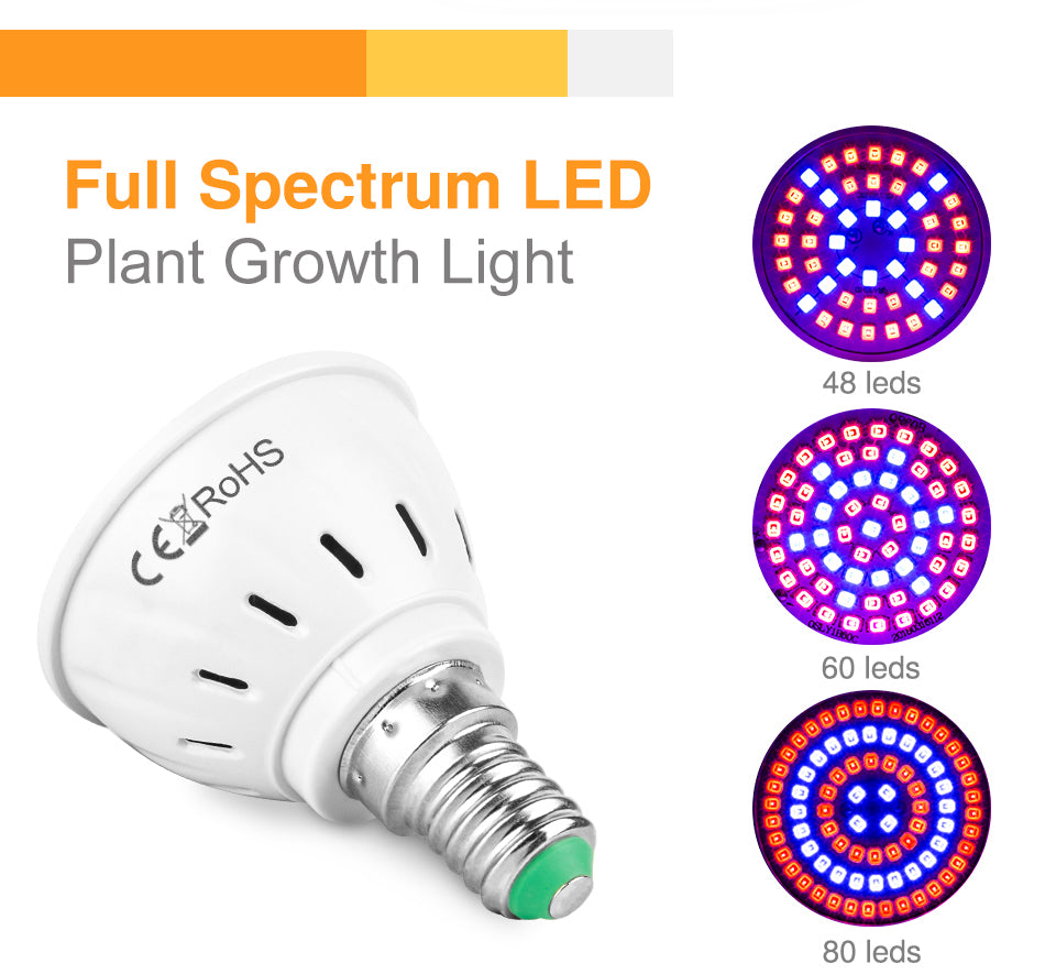 LED grow light Hydroponic Growth Light E27 Led Grow Bulb Full Spectrum
