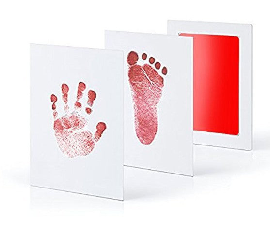 Baby Handprint Footprint Imprint Kit Newborn Footprint Ink Pad Infant