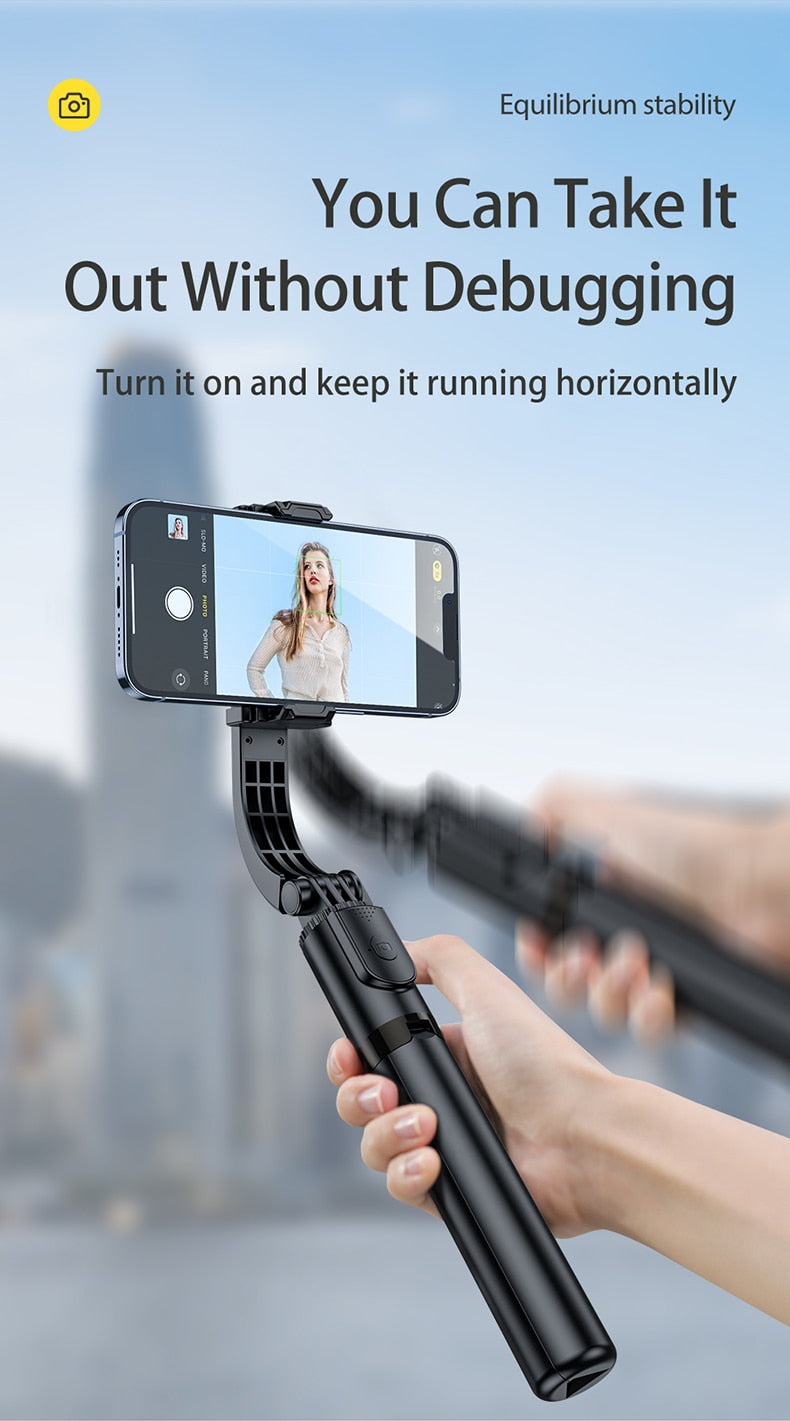 Portable Self-Timer Tripod - Universal Mobile Phone Stabilizer